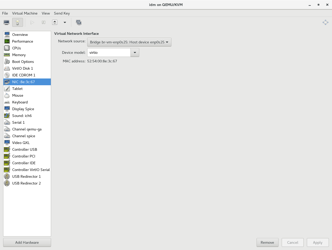 029 qemu device settings